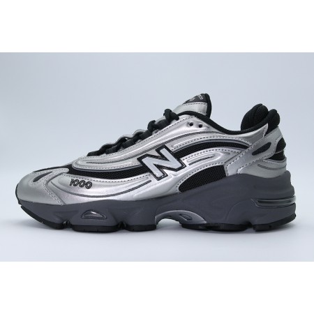 New Balance 1000 Unisex Sneakers Ασημί, Μαύρα, Ανθρακί