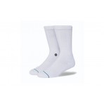 Stance Icon Unisex Κάλτσες μέχρι τη Γάμπα Λευκές
