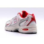 New Balance 530 Unisex Sneakers Λευκά, Γκρι, Κόκκινα