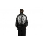 Mwm Wings Jacket Μαύρο, Ασημί