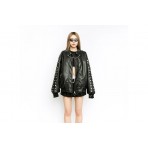 Mwm Wings Jacket Μαύρο, Ασημί