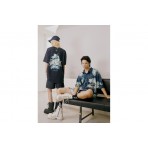 Mwm 4 Logo Floral T-Shirt (MW082020538 NAVY)