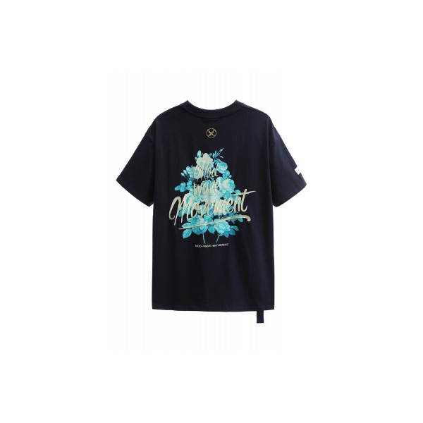 Mwm 4 Logo Floral T-Shirt (MW082020538 NAVY)
