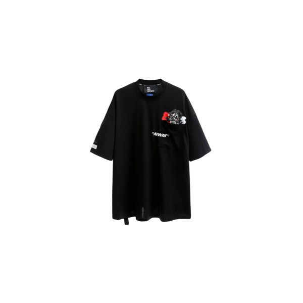 Mwm Vanguards Dog Pocket T-Shirt (MW082020616 BLACK)