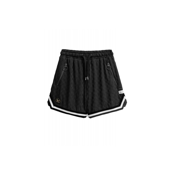 Mwm Checked Βερμούδα Αθλητική (MW082040519 BLACK)