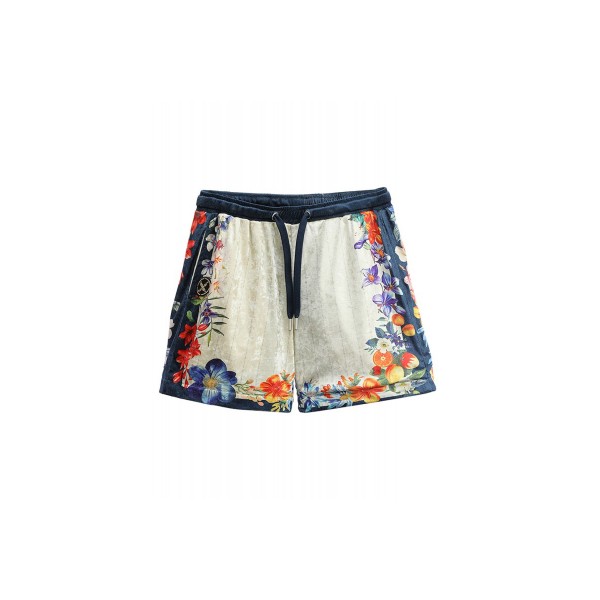 Mwm Floral Βερμούδα Αθλητική (MW082040543 ECRU)