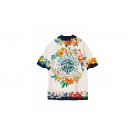 Mwm Floral Short Sleeve Πουκάμισο Κοντομάνικο (MW082080542 ECRU)