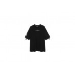 Mwm Metal Tape Detail Regular Fit T-Shirt (MW091020419 BLACK)
