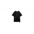 Mwm Cords Back Circle Logo Patch Regular Fit T-Shirt (MW092020358 BLACK)