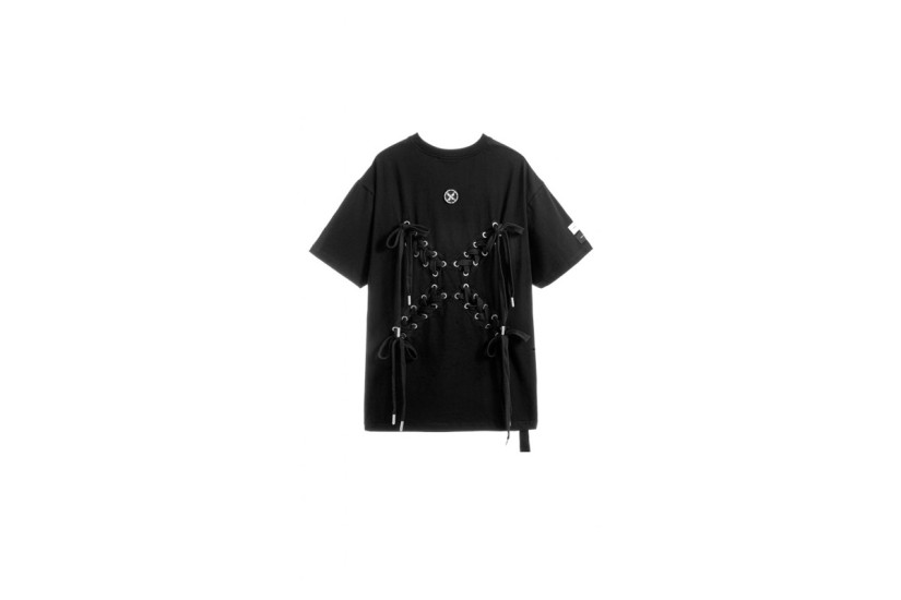 MWM Cords Back Circle Logo Patch Κοντομάνικο T-Shirt Μαύρο