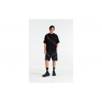 Mwm Deconstructed Zip Detail Regular Fit T-Shirt (MW092020376 BLACK)