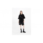 Mwm Deconstructed Zip Detail Regular Fit T-Shirt (MW092020376 BLACK)