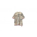 Mwm Oversized Silk Bandana T-Shirt (MW092020394 ECRU)