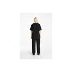 Mwm Square Pattern Soft Fabric T-Shirt (MW092020402 BLACK)