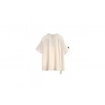Mwm Square Pattem Soft Fabric T-Shirt (MW092020402 ECRU)
