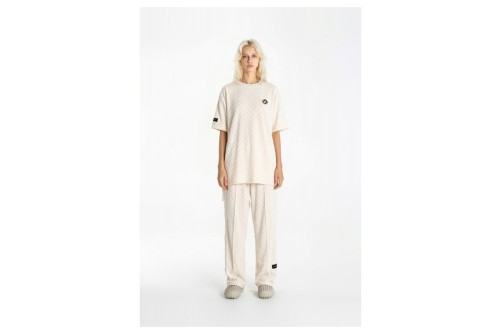 Mwm Square Pattem Soft Fabric T-Shirt (MW092020402 ECRU)