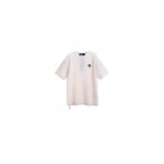 Mwm Pleated Texture Regular Fit T-Shirt (MW092020406 ECRU)