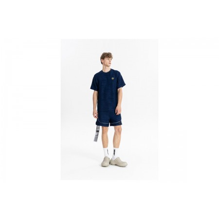 Mwm Pleated Texture Regular Fit T-Shirt 