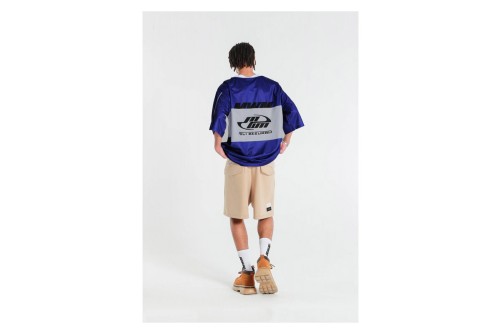 Mwm Ultra-Oversized Country Team Jersey T-Shirt (MW092020423 BLUE)