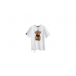 Mwm Teddy Bear Print Oversized T-Shirt (MW092020447 WHITE)