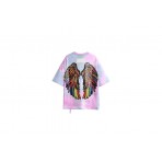 Mwm Jt Wings Sequin Wings Oversized T-Shirt (MW092030216 PINK)