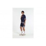 Mwm Silk Zip Front Σορτς Αθλητικό (MW092040390 NAVY)