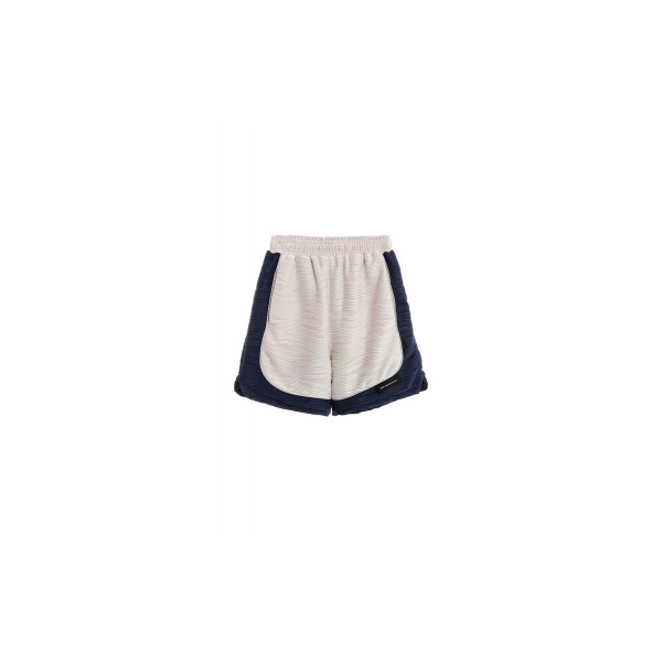 Mwm Two-Bone Pleated Texture Σορτς Αθλητικό (MW092040407 ECRU)