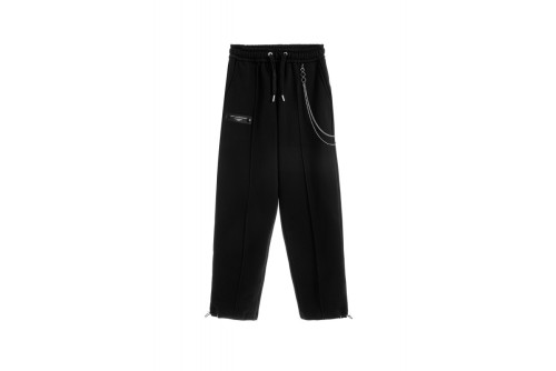 Mwm Double Chain Παντελόνι Φόρμας (MW093050033 BLACK)
