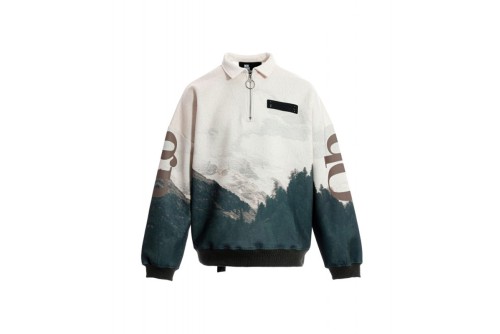 Mwm Sudadera Μπλούζα Με Φερμουάρ (MW093060053 ECRU-BLK)