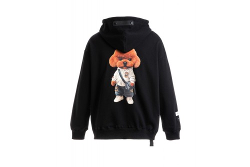 Mwm Mike Teddy Hoodie (MW093060062 BLACK)