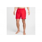 Nike Swim Breaker Ανδρικό Μαγιό Σορτς Κόκκινο