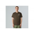 The North Face Simple Dome Ανδρικό Κοντομάνικο T-Shirt Χακί