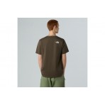 The North Face Simple Dome Ανδρικό Κοντομάνικο T-Shirt Χακί