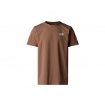 The North Face Simple Dome Ανδρικό Κοντομάνικο T-Shirt Καφέ