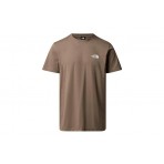 The North Face Simple Dome Ανδρικό Κοντομάνικο T-Shirt Καφέ