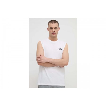 The North Face Simple Dome Ανδρική Αμάνικη Μπλούζα Λευκή