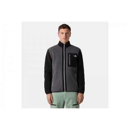 The North Face Yumiori Full-Zip Ανδρική Ζακέτα Fleece Γκρι, Μαύρη