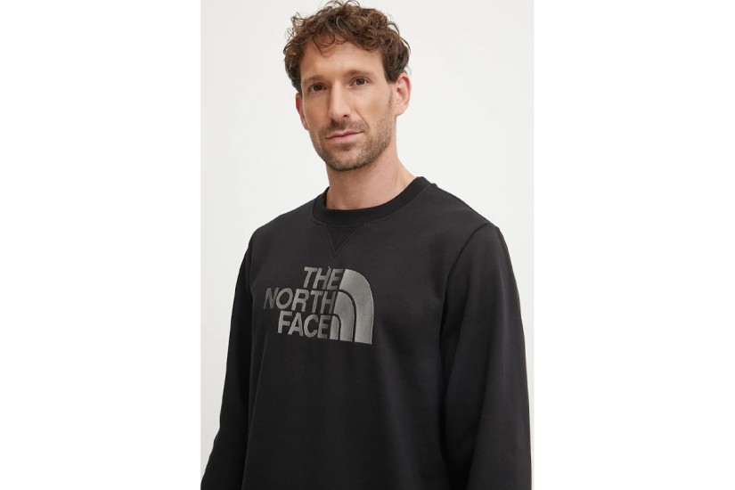 The North Face Drew Peak Ανδρική Μακρυμάνικη Μπλούζα Μαύρη