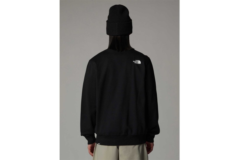 The North Face Fine Crew Ανδρική Μακρυμάνικη Μπλούζα Μαύρη
