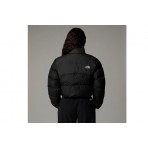 The North Face Cropped Saikuru Γυναικείο Puffer Μπουφάν Μαύρο