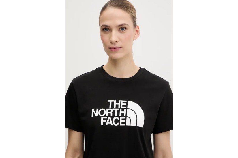 The North Face Easy Γυναικεία Cropped Κοντομάνικη Μπλούζα Μαύρη