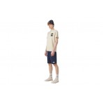 The North Face Fine Ανδρικό Κοντομάνικο T-Shirt Εκρού
