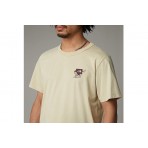 The North Face Cartoon Logo Ανδρικό Κοντομάνικο T-Shirt Μπεζ