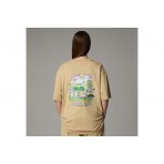The North Face Mountain Cleanup Unisex Κοντομάνικο T-Shirt Μπεζ