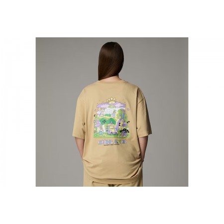The North Face Mountain Cleanup Unisex Κοντομάνικο T-Shirt Μπεζ