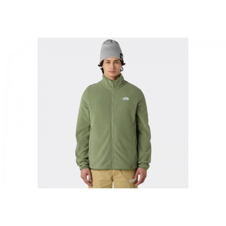 The North Face Glacier Ανδρική Ζακέτα Fleece Πράσινη