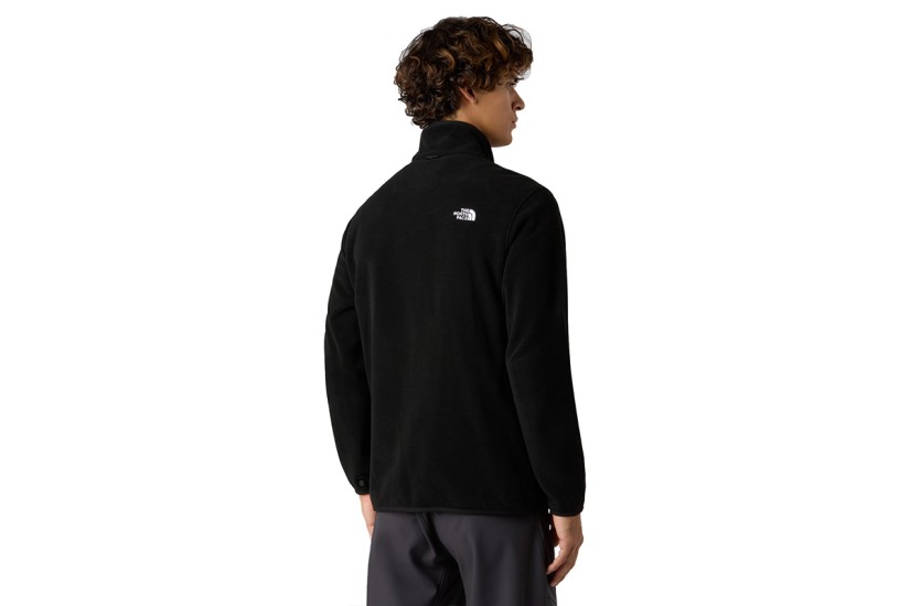 The North Face Glacier Ανδρική Ζακέτα Fleece Μαύρη