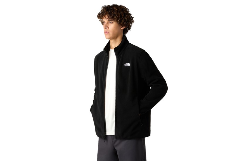 The North Face Glacier Ανδρική Ζακέτα Fleece Μαύρη