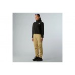 The North Face Glacier Fleece Γυναικεία Μακρυμάνικη Μπλούζα με Φερμουάρ Μαύρη