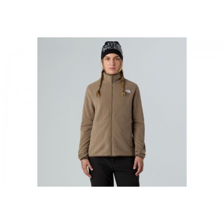 The North Face Glacier Full-Zip Γυναικεία Ζακέτα Fleece Καφέ